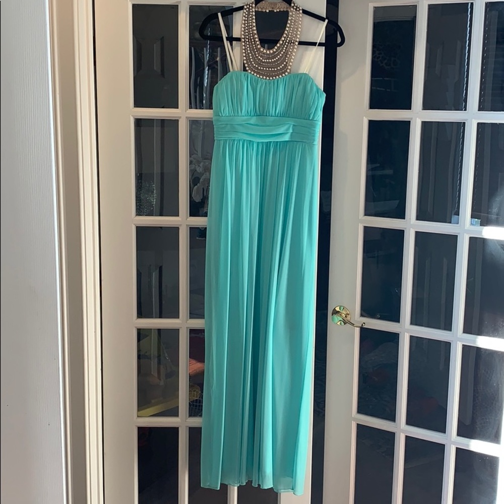 Lovely beaded pearl Maxi dress!